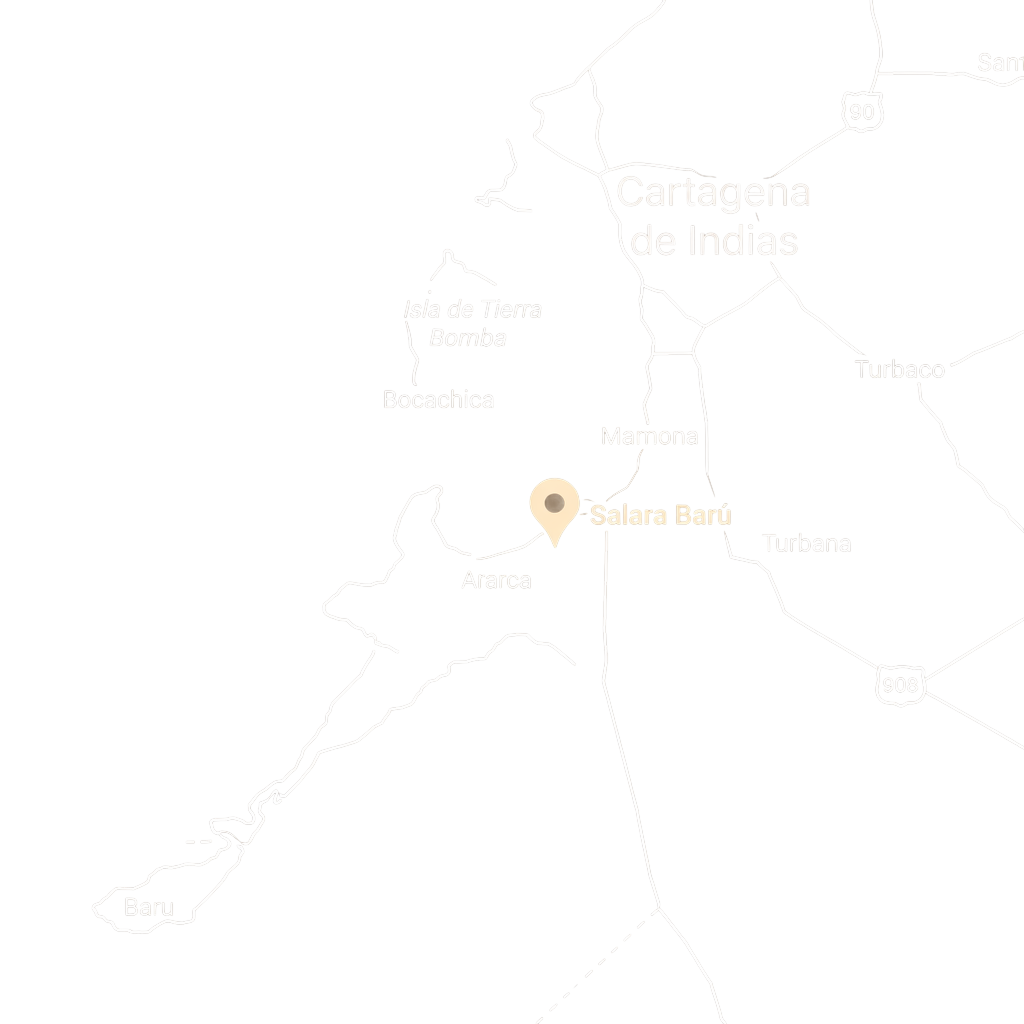 Mapa de ubicación - Salara Barú